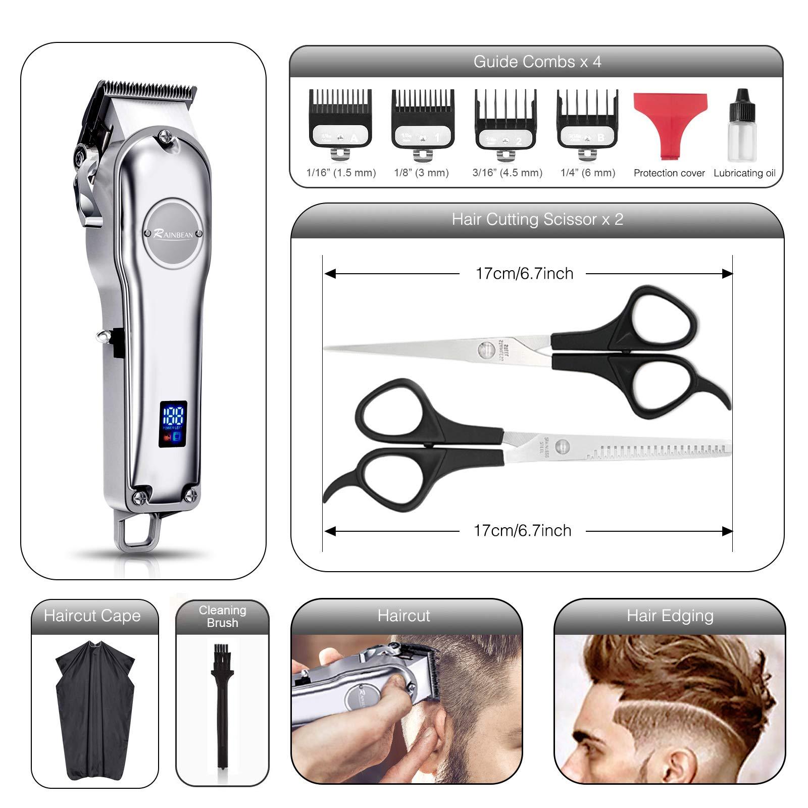 Men Hair Trimmer 3 in 1 IPX7 Waterproof Beard Trimmer Grooming Kit Cordless Hair Clipper for Women & Children LED Display USB Rechargeable Amazon Banned Men Hair Trimmer 3 in 1 IPX7 Waterproof Beard Trimmer Grooming Kit Cordless Hair Clipper for Women & Children LED Display USB Rechargeable Amazon Banned